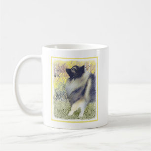Mug Peinture en teint de Keeshond - jolie art original