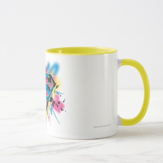 Mug Peinture et déversements supergirl (Droite)