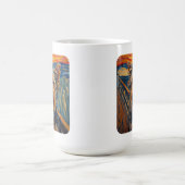 Mug Peinture expressionniste Yorkshire Terrier / Yorki (Centre)