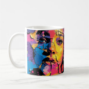 Mug Peinture fissurée Peinture murale Beauté peau prof