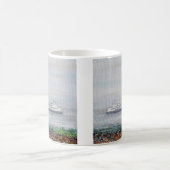 Mug Peinture Foggy Ferry (Centre)