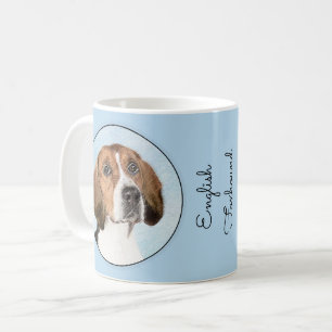 Mug Peinture Foxhound en anglais - Joli art original c