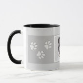 Mug Peinture française de Bulldog (Pied de broche) - A (Gauche)