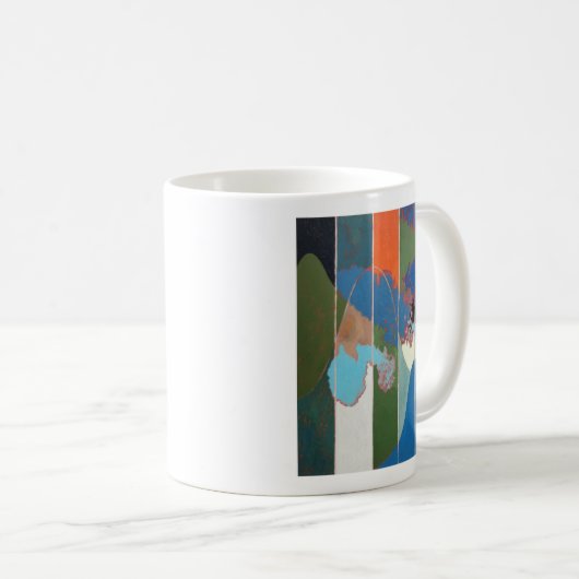 Mug Peinture gaussienne 3 (Devant droit)