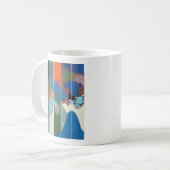 Mug Peinture gaussienne 3 (Devant gauche)
