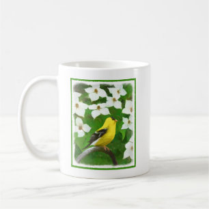 Mug Peinture Goldfinch - Cute Original Chien Art