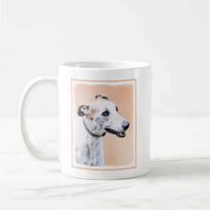 Mug Peinture Greyhound - Cute Original Chien Art
