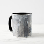 Mug Peinture gris contemporaine (Devant gauche)