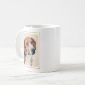 Mug Peinture Harrier - Joli art original chien (Devant gauche)