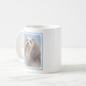 Mug Peinture Havanaise (Argent) - Cute Original Chien  (Devant gauche)
