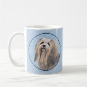 Mug Peinture Havanaise (Argent) - Cute Original Chien  (Gauche)