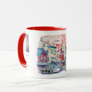 Mug Peinture heureuse de Berlin-Est / Artiste Larry Le