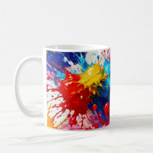 Mug Peinture humide colorée design
