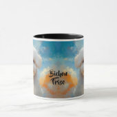 Mug Peinture impressionniste de chien Bichon Frise (Centre)