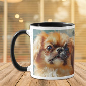 Mug Peinture impressionniste de chien de Pekingese
