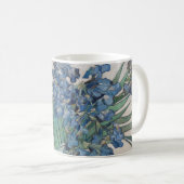 Mug Peinture impressionniste Vase Iris de Van Gogh (Devant droit)