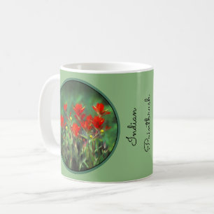 Mug Peinture indienne de pinceau - Art Fleur original