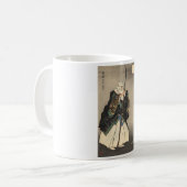 Mug Peinture japonaise de guerrier. Circa 1922 (Devant gauche)