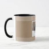 Mug Peinture Junco foncée - Art original pour oiseaux (Gauche)