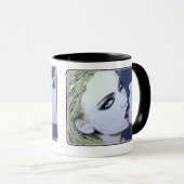 Mug Peinture "Just a Kiss" sur un (Devant droit)