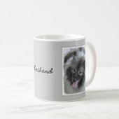 Mug Peinture Keeshond Bailey - Cute Original Chien Art (Devant droit)