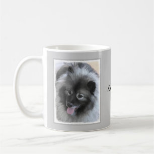 Mug Peinture Keeshond Bailey - Cute Original Chien Art