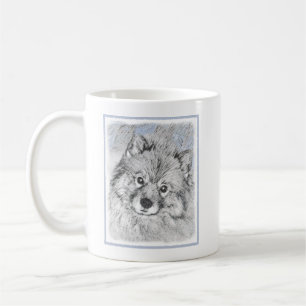 Mug Peinture Keeshond Beth - Joli art original chien
