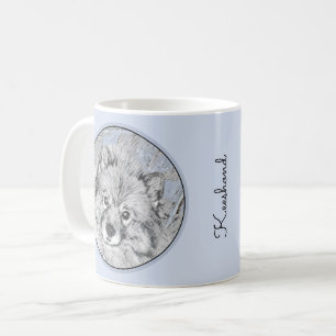 Mug Peinture Keeshond Beth - Joli art original chien