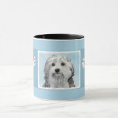 Mug Peinture Lowchen - Cute Original Chien Art (Centre)