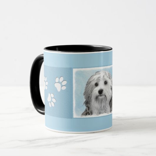 Mug Peinture Lowchen - Cute Original Chien Art (Devant gauche)