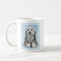 Peinture Lowchen - Cute Original Chien Art