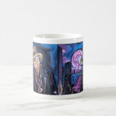 Mug Peinture Lune Néon par Alfred Fox (Centre)