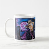 Mug Peinture Lune Néon par Alfred Fox (Gauche)