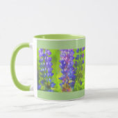 Mug Peinture Lupine - Art Fleur Original (Gauche)