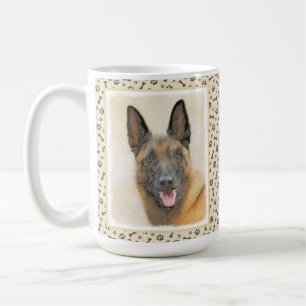 Mug Peinture malinoise belge - Beau art original de ch