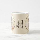 Mug Peinture Malinoise belge - Cute Original Chien Art (Centre)