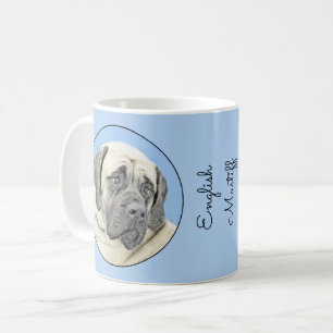 Mug Peinture mastiff anglaise (Fawn) - Art original de