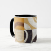 Mug Peinture moderne avec Motifs circulaires (Devant gauche)