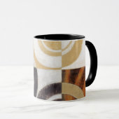 Mug Peinture moderne avec Motifs circulaires (Devant droit)