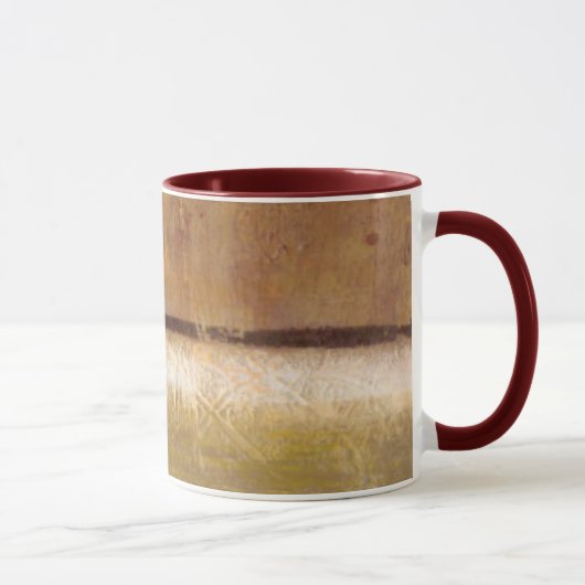 Mug Peinture moderne dans les tons de terre par Norman (Droite)