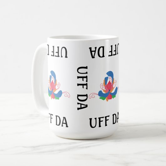 Mug peinture moderne UFF DA (Devant gauche)