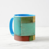 Mug Peinture multicolore sur les côtes contemporaines (Devant gauche)