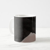 Mug Peinture multimédia mixte, design abstrait minimal (Devant gauche)
