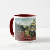 Mug Peinture murale 1910 de voies ferrées (Devant gauche)