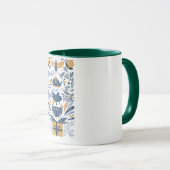 Mug Peinture Murale Botanique et Animale Abstraite (Devant droit)