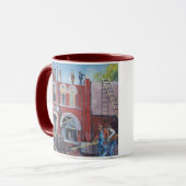 Mug Peinture murale de banque d'Etat de musée de (Devant gauche)