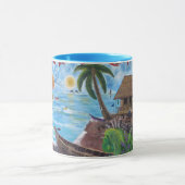 Mug Peinture murale du Costa Rica (Centre)