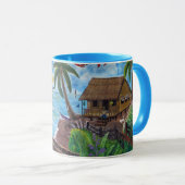 Mug Peinture murale du Costa Rica (Devant droit)
