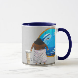 Mug Peinture murale hawaïenne de l'Israël d'art de rue
