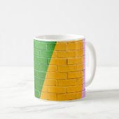 Mug Peinture murale rose et jaune (Devant droit)